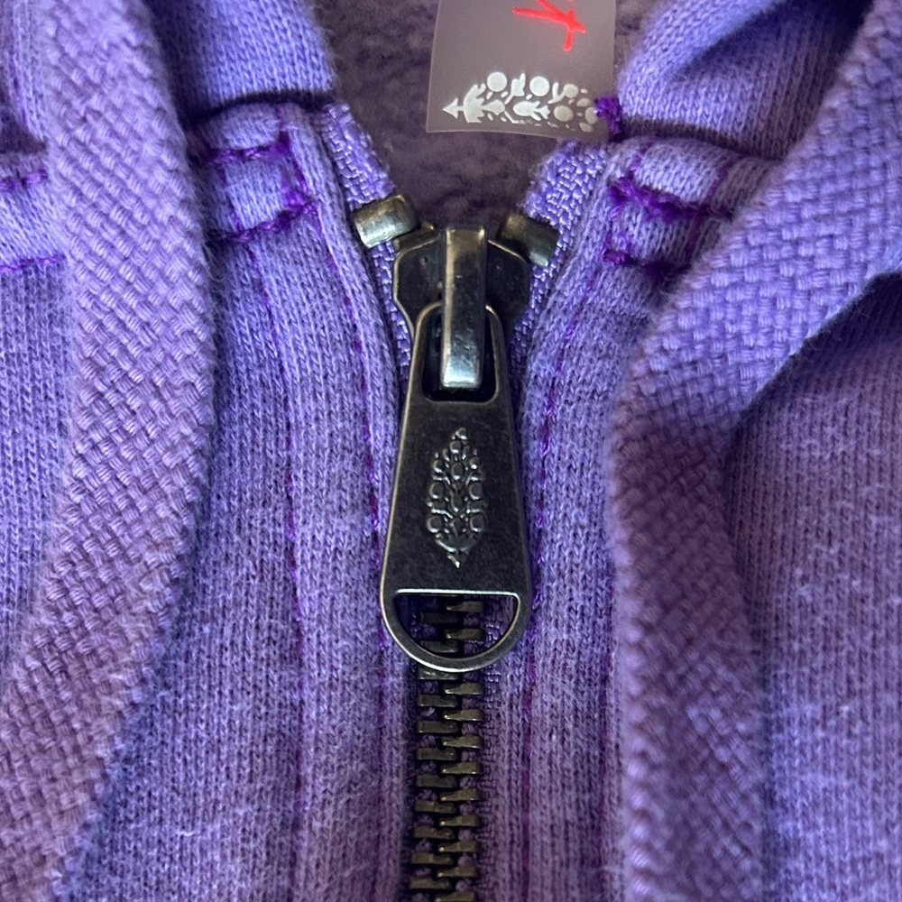 FP Movement by Free People Purple Zip Hoodie - Picture 3 of 4